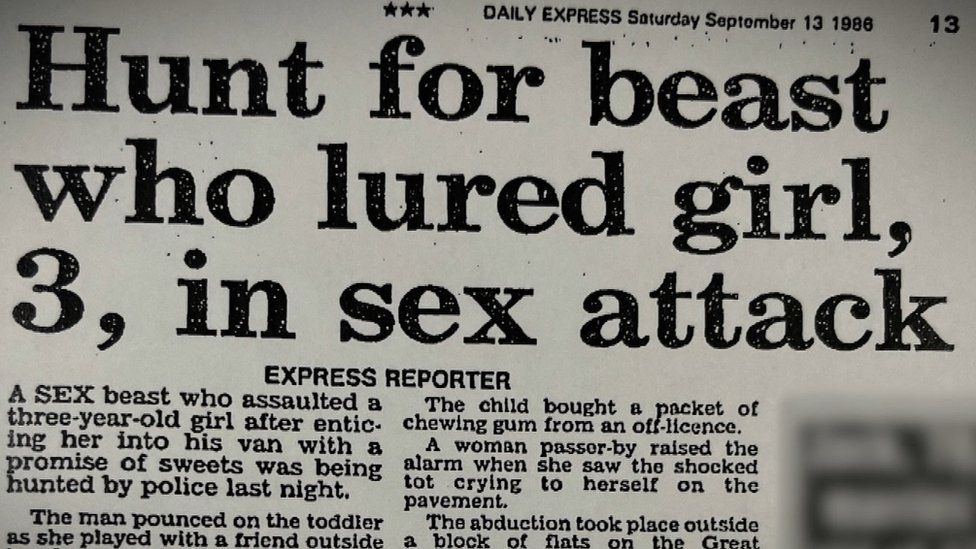 Daily Express article from 1986 about the attack
